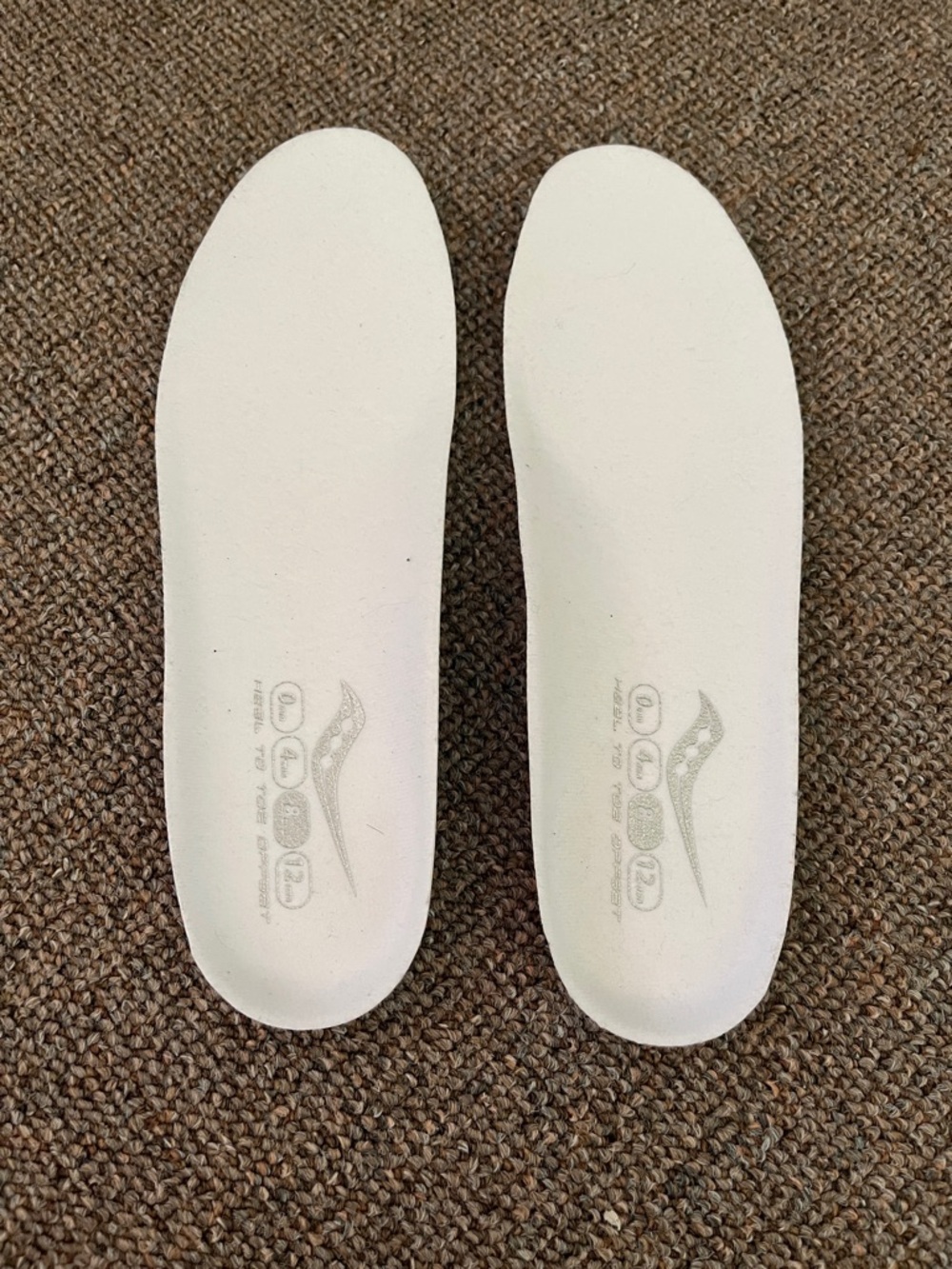 Saucony White Removable Shoe Insoles